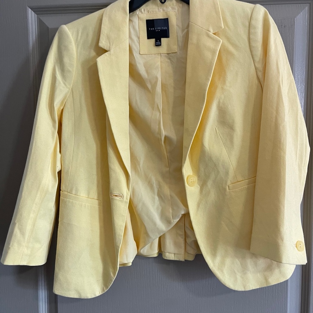 The Limited- Yellow Blazer